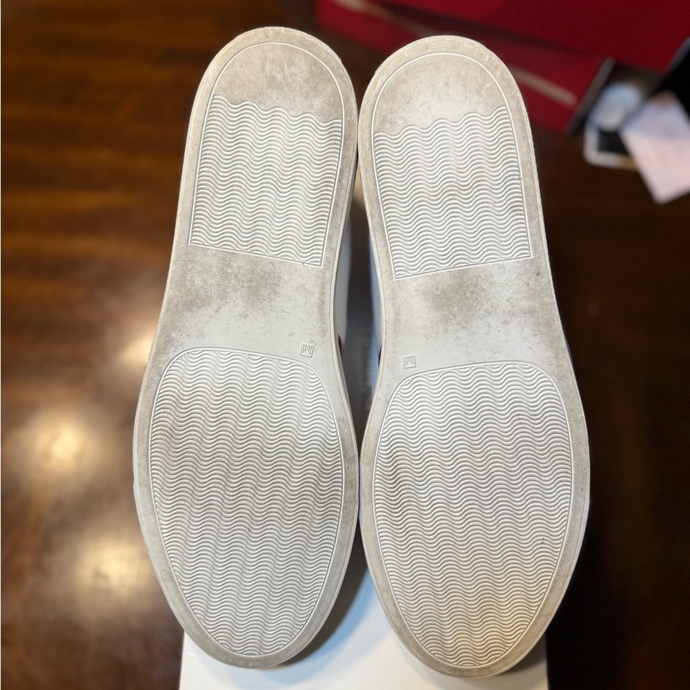 Common Projects Red and White Sneakers - Picture 8 of 9